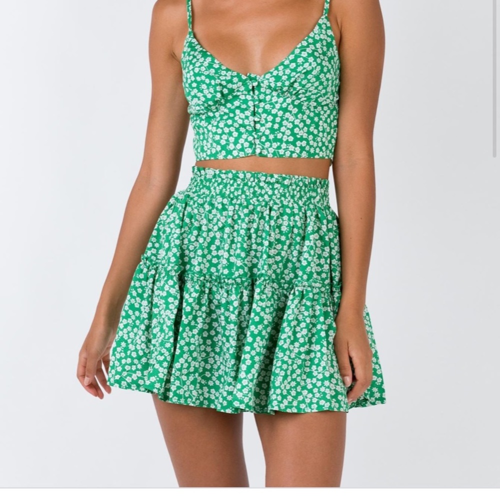 Princess Polly Green set. Size 6
